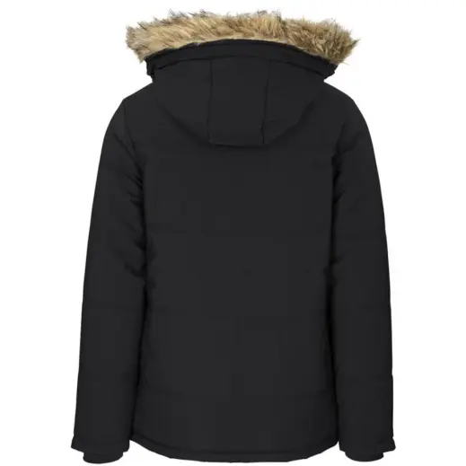 Mens Cederberg Parka Jacket Black Back